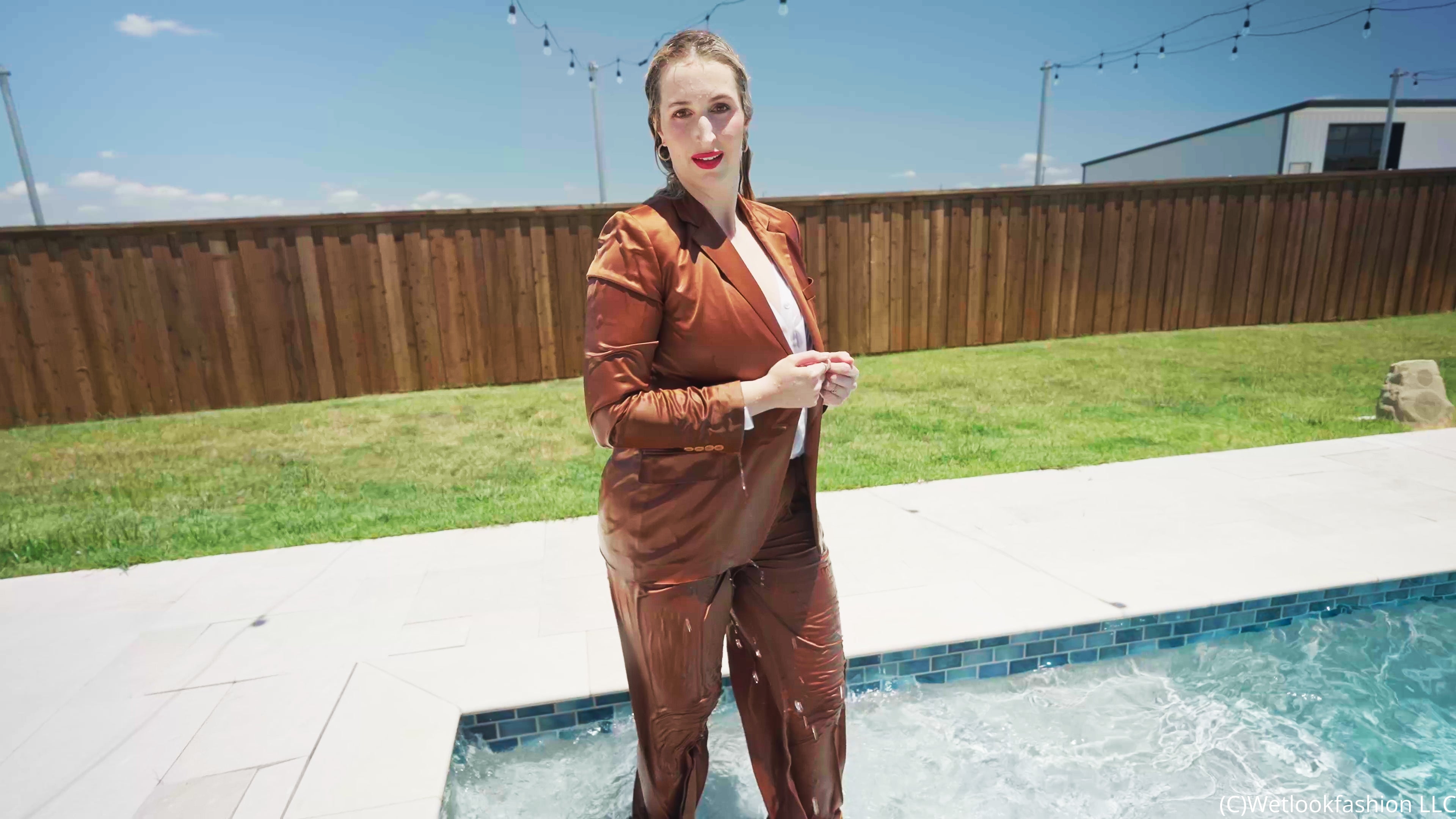 Ralph Lauren Satin Suit Splash - Ariel Goes All In