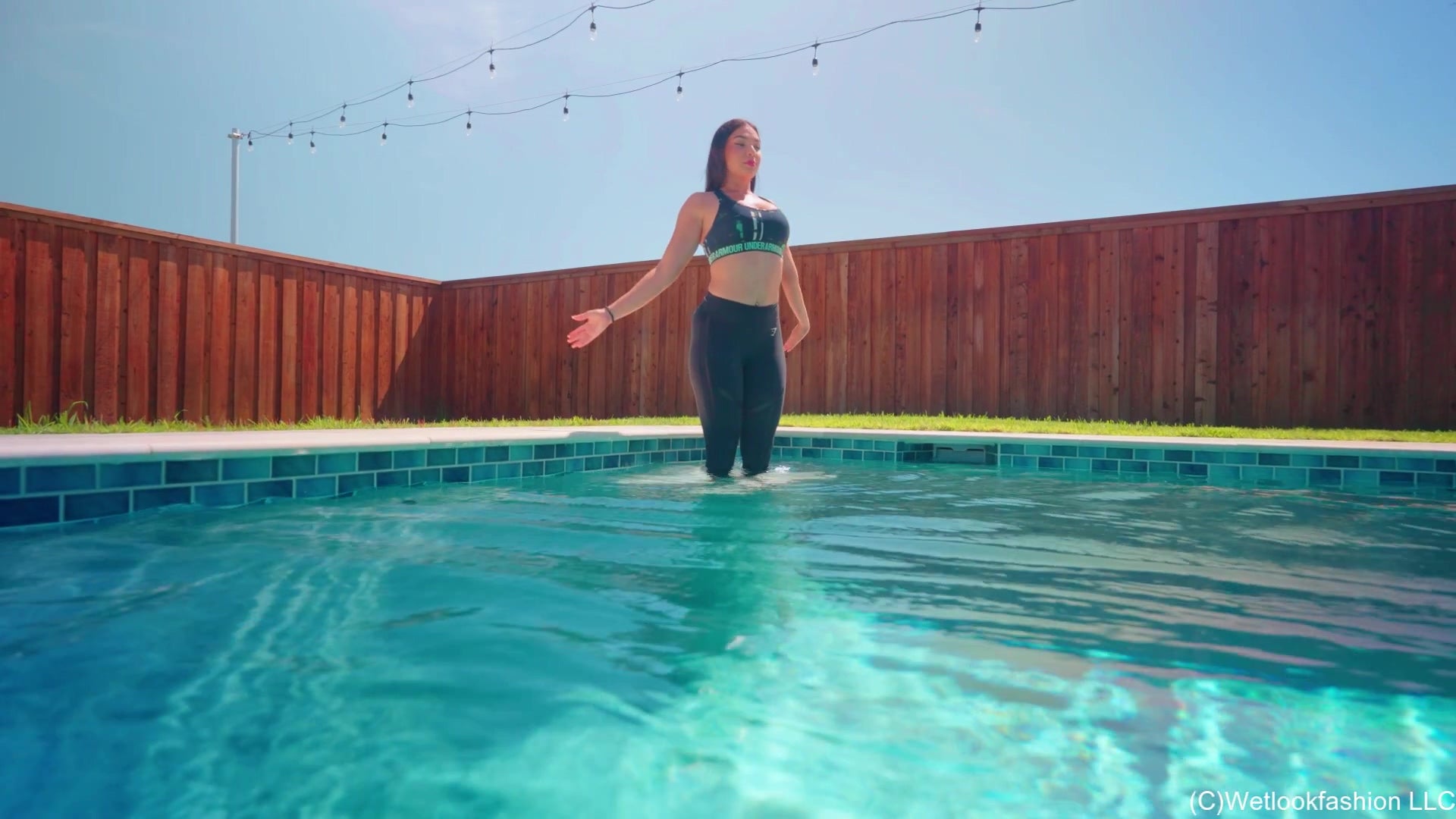 Alexandra Gets Wet for the First Time in a Hot Workout Set