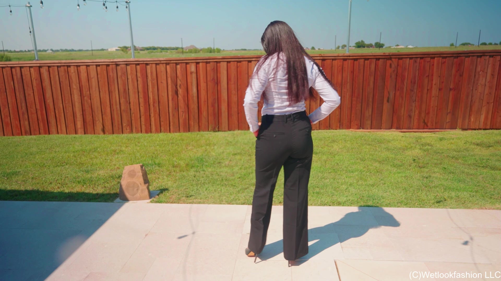 Alexandra Is Dared to Swim Fully Clothed