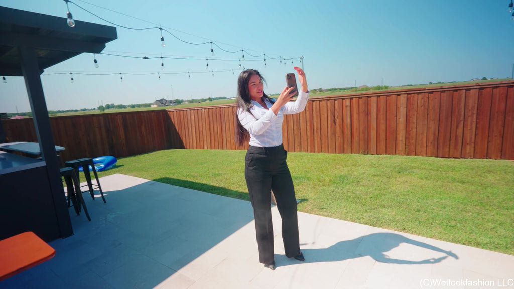 Alexandra Is Dared to Swim Fully Clothed