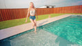 Amber Soaks Her Favourite Jean Shorts in the Pool