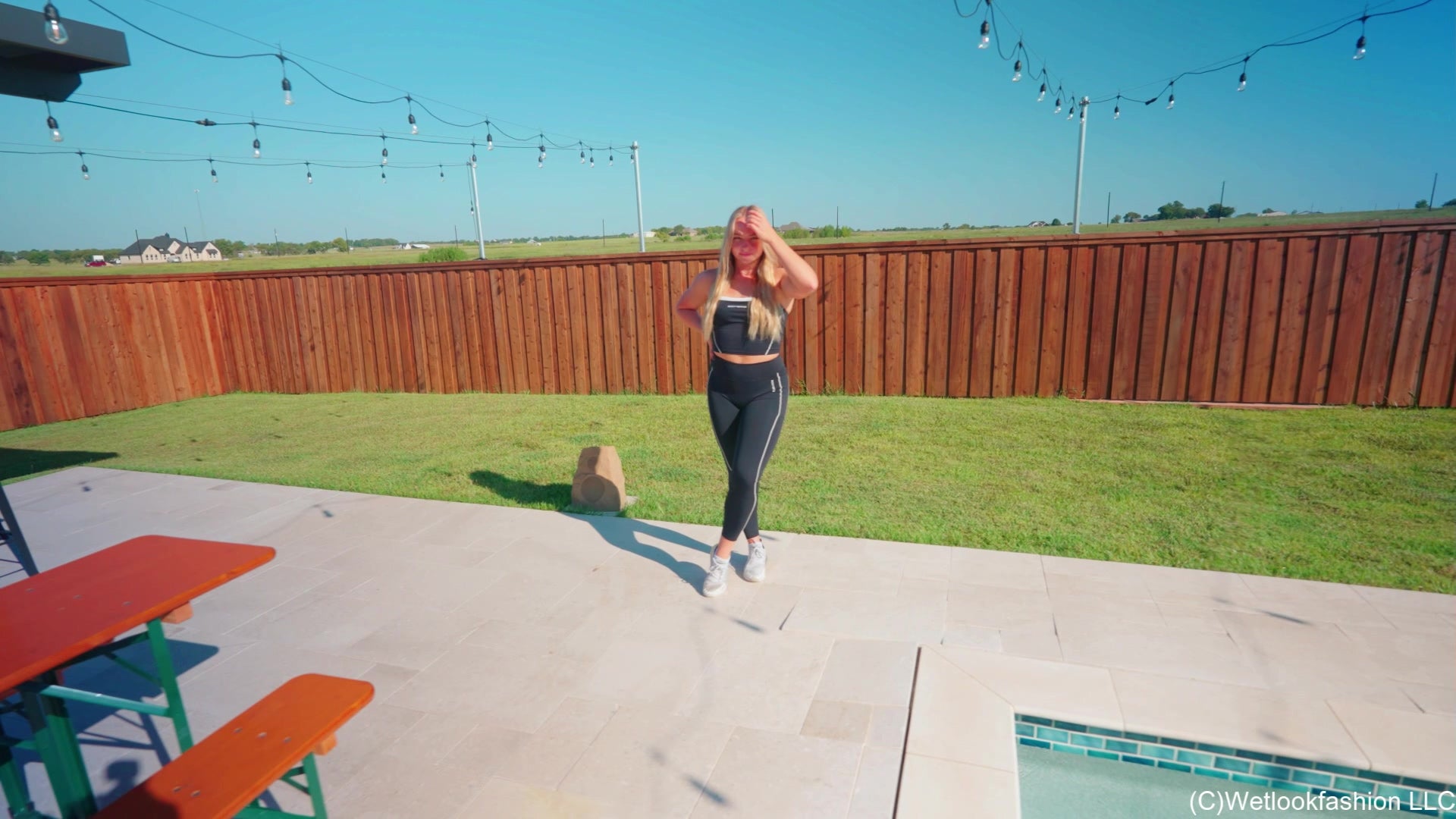 Brinley's Fully Clothed Water Workout