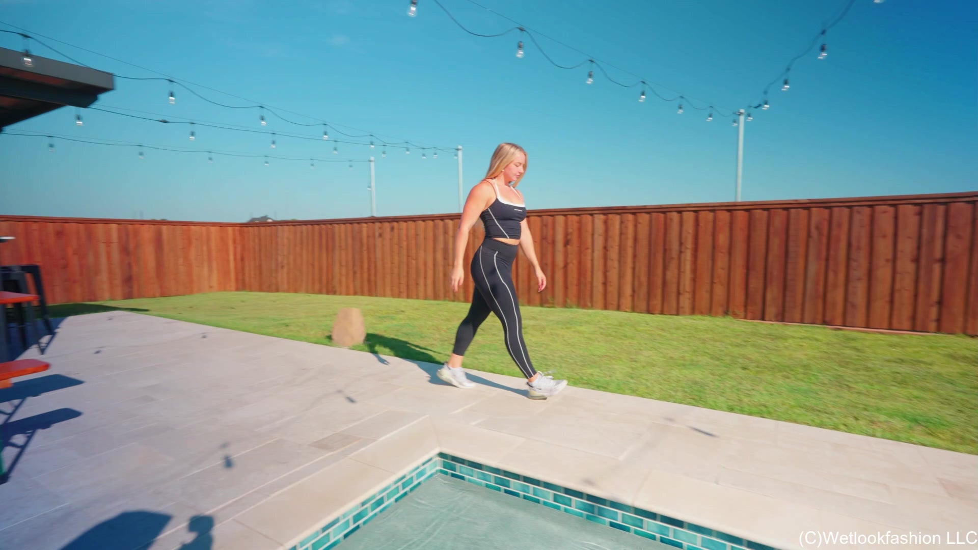 Brinley's Fully Clothed Water Workout