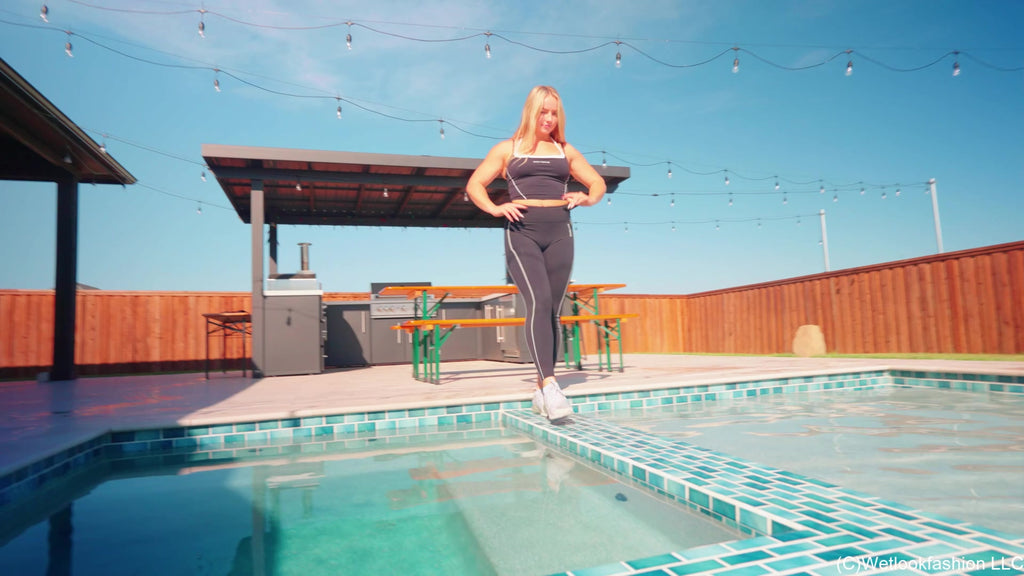 Brinley's Fully Clothed Water Workout