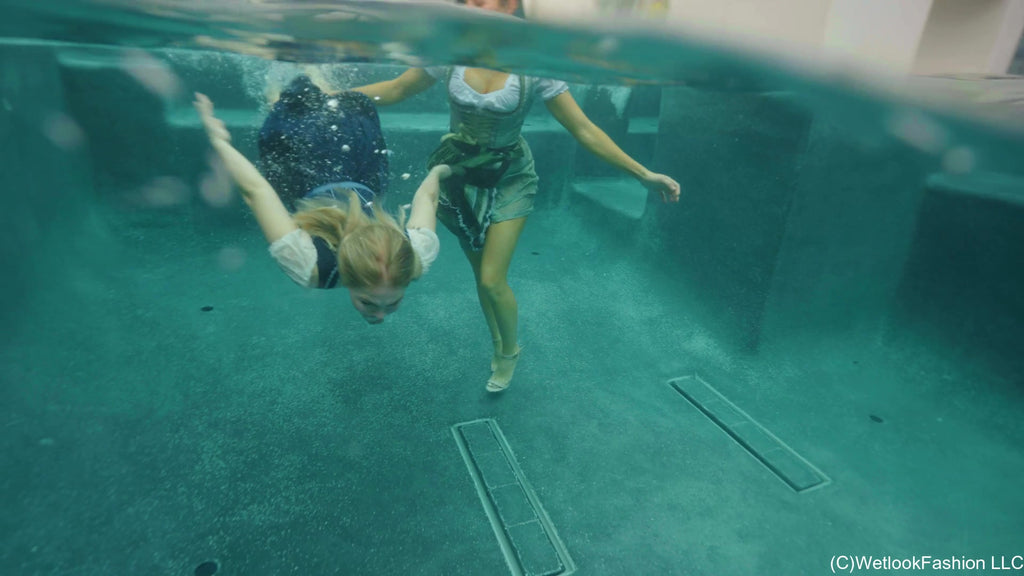 Camille and Summer Have an Affectionate Pool Moment