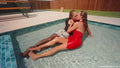 Camille and Tiffany Have Some Fun in the Pool