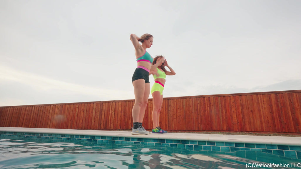 Camille and Tiffany-Wet Fun, Laughter and Romantic Moments