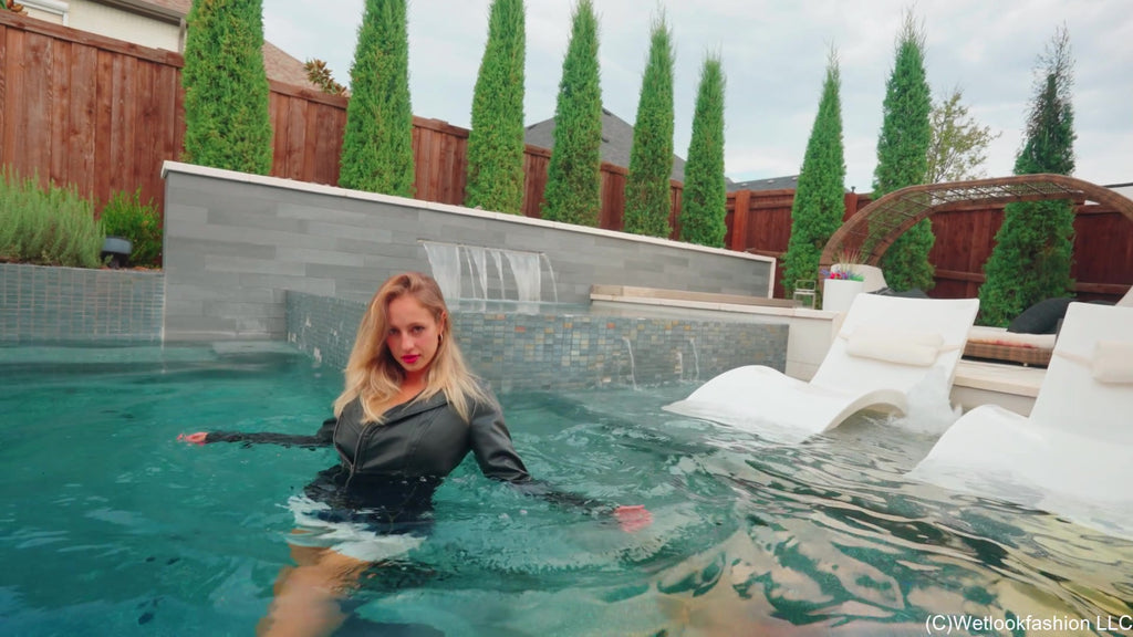 Camille Gets Wet in Her Party Outfit