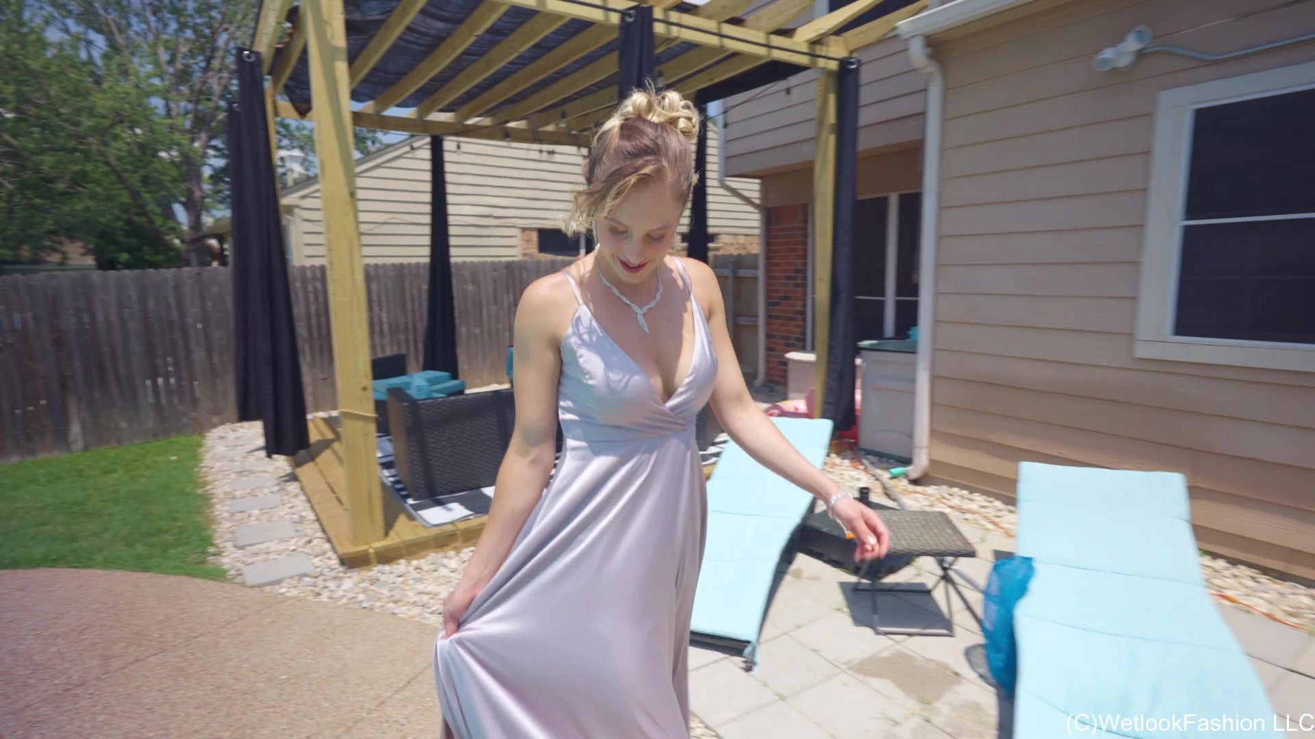 Camille Is Scuba Diving in an Evening Gown