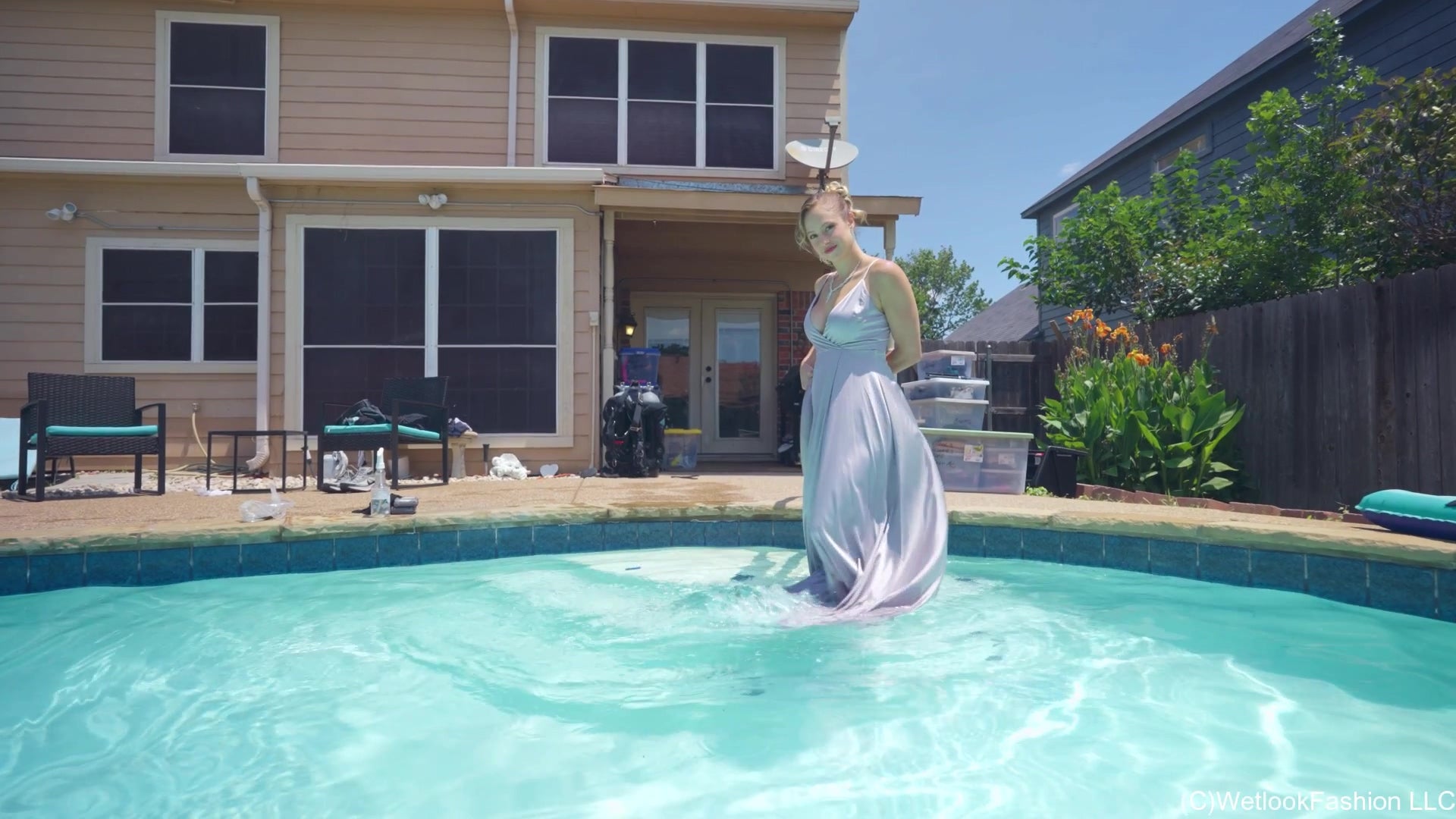 Camille Is Scuba Diving in an Evening Gown