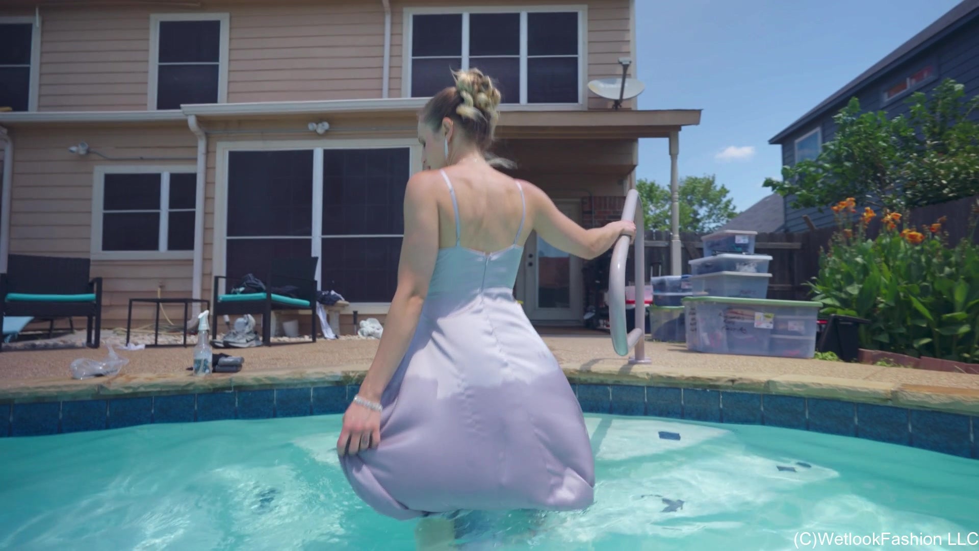 Camille Is Scuba Diving in an Evening Gown