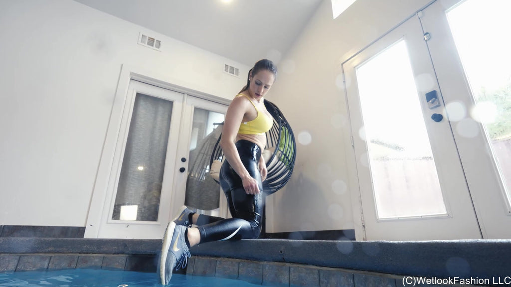 Camille Trains and Swims in Nike Workout Gear