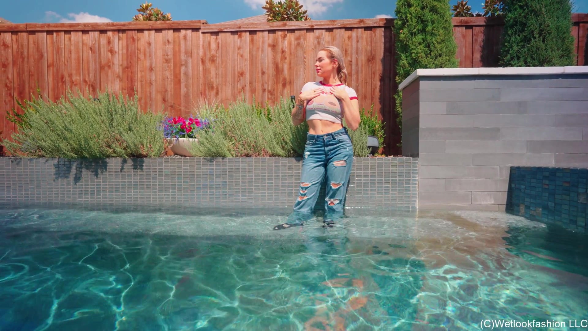 Casey Denim Splash and Shower