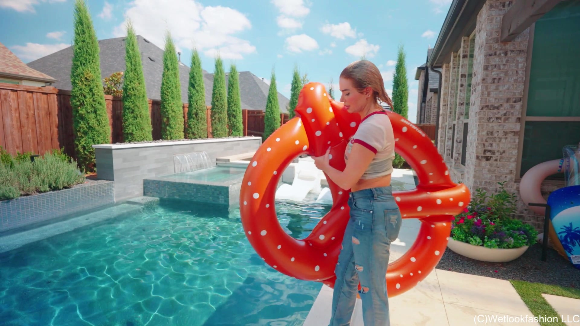 Casey Denim Splash and Shower