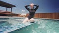 Casey Gets Wet in a Little Black Dress