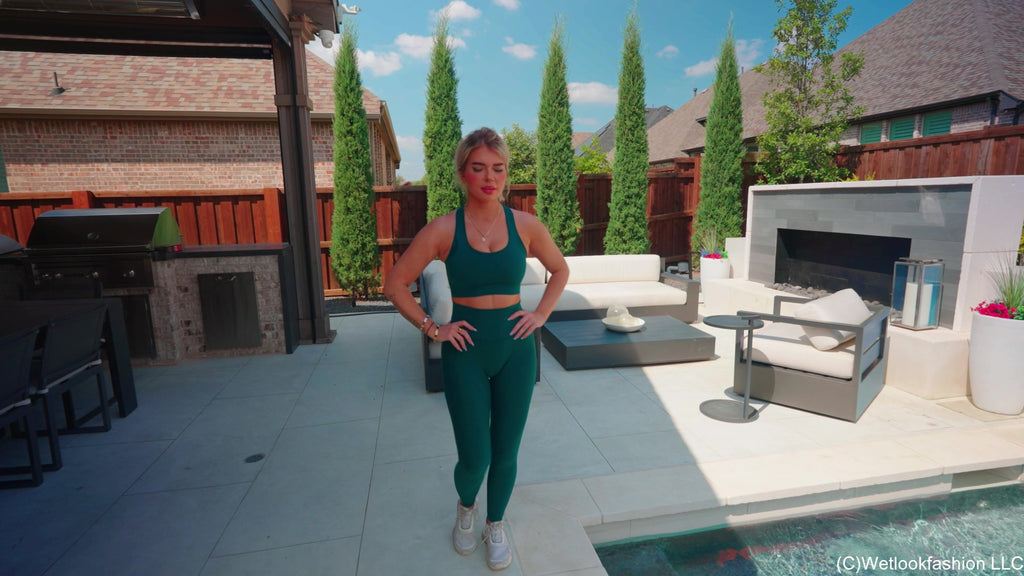 Casey Has a Wet Workout