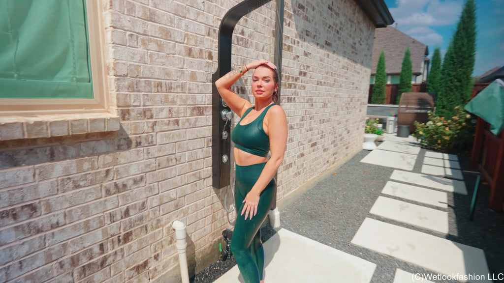 Casey Has a Wet Workout