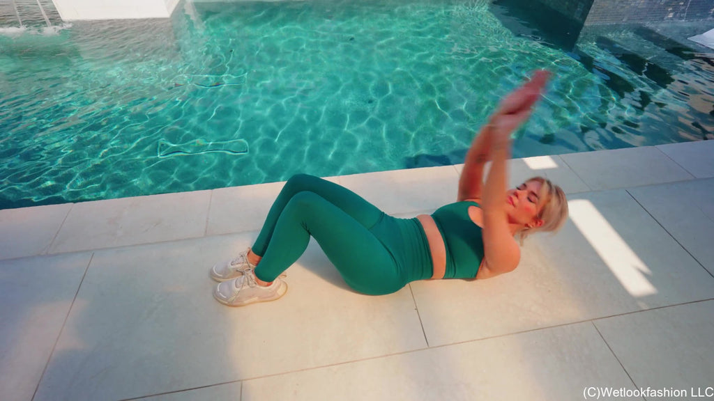 Casey Has a Wet Workout