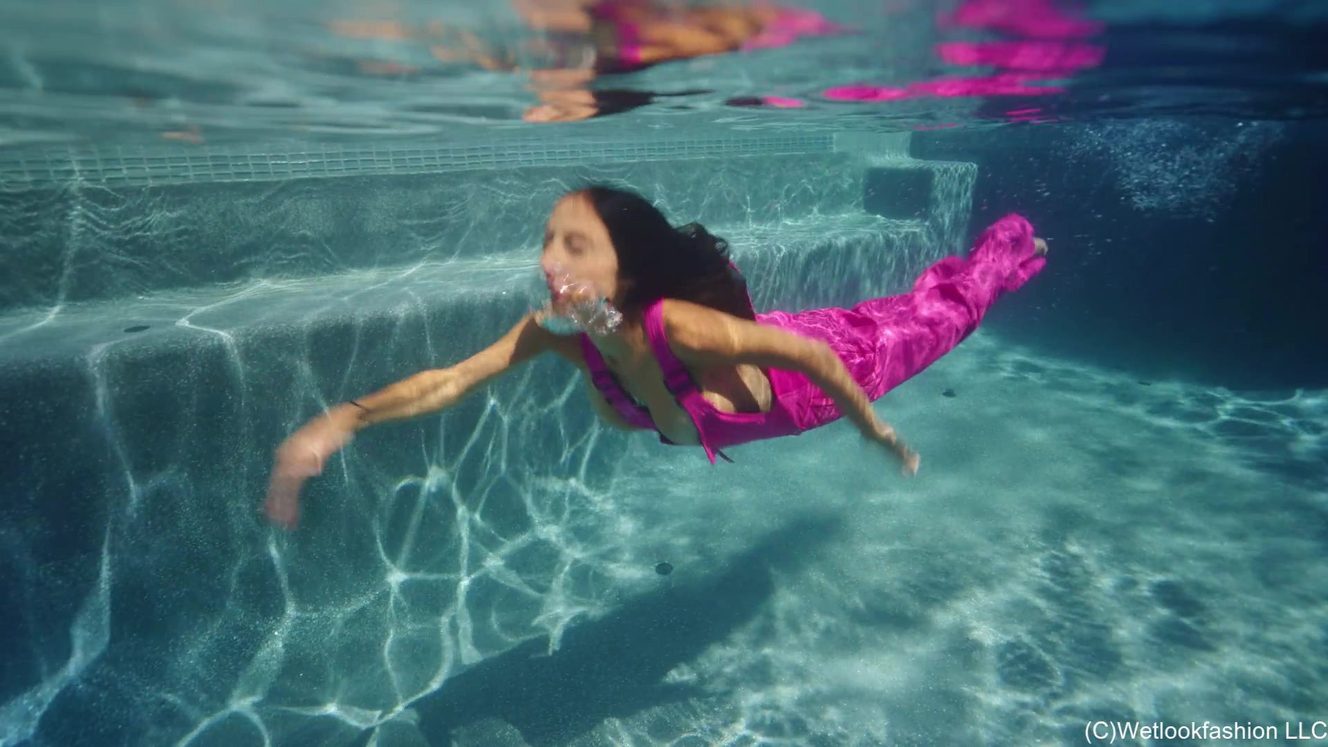 Charlie's Wetlook Adventure Wearing Two Outfits