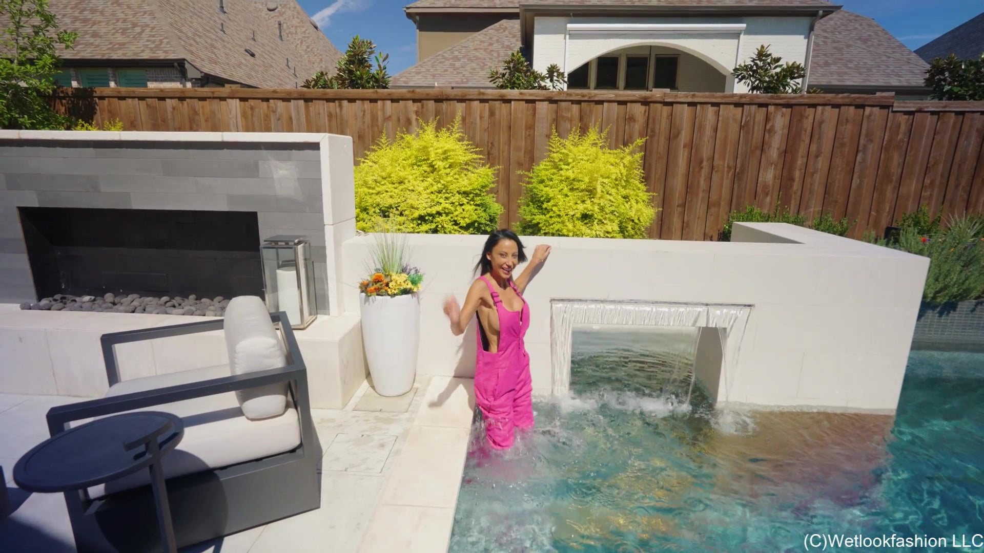 Charlie's Wetlook Adventure Wearing Two Outfits