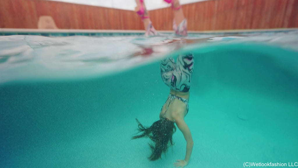 Danielle Swims and Dives in a Pant Set