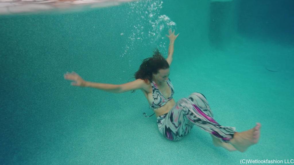 Danielle Swims and Dives in a Pant Set
