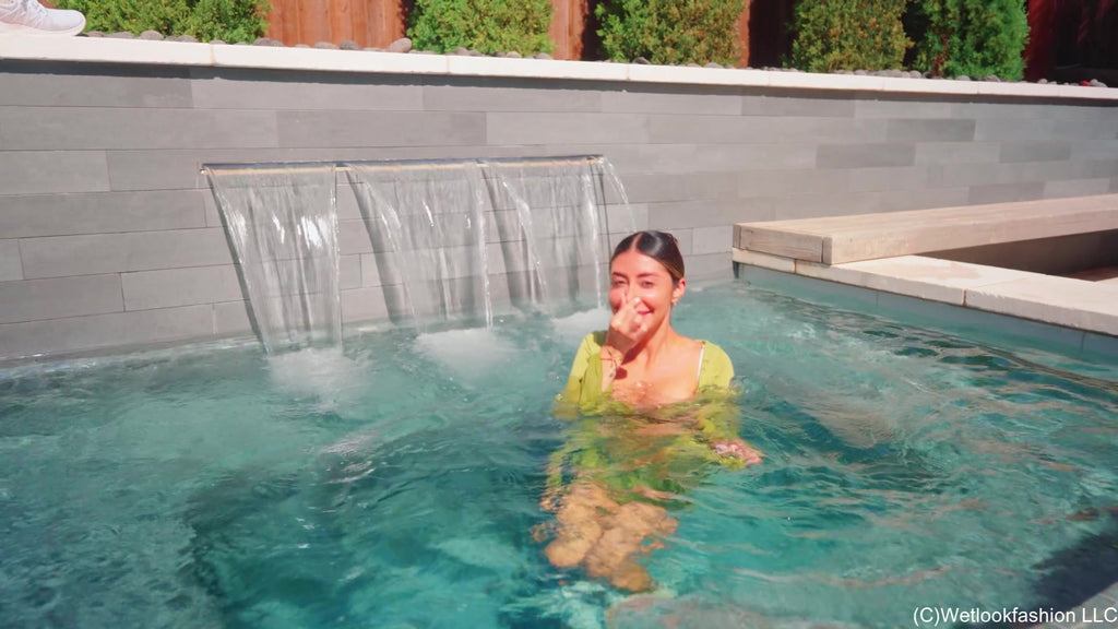 Diana Gets Wet in a Short Dress and Heels