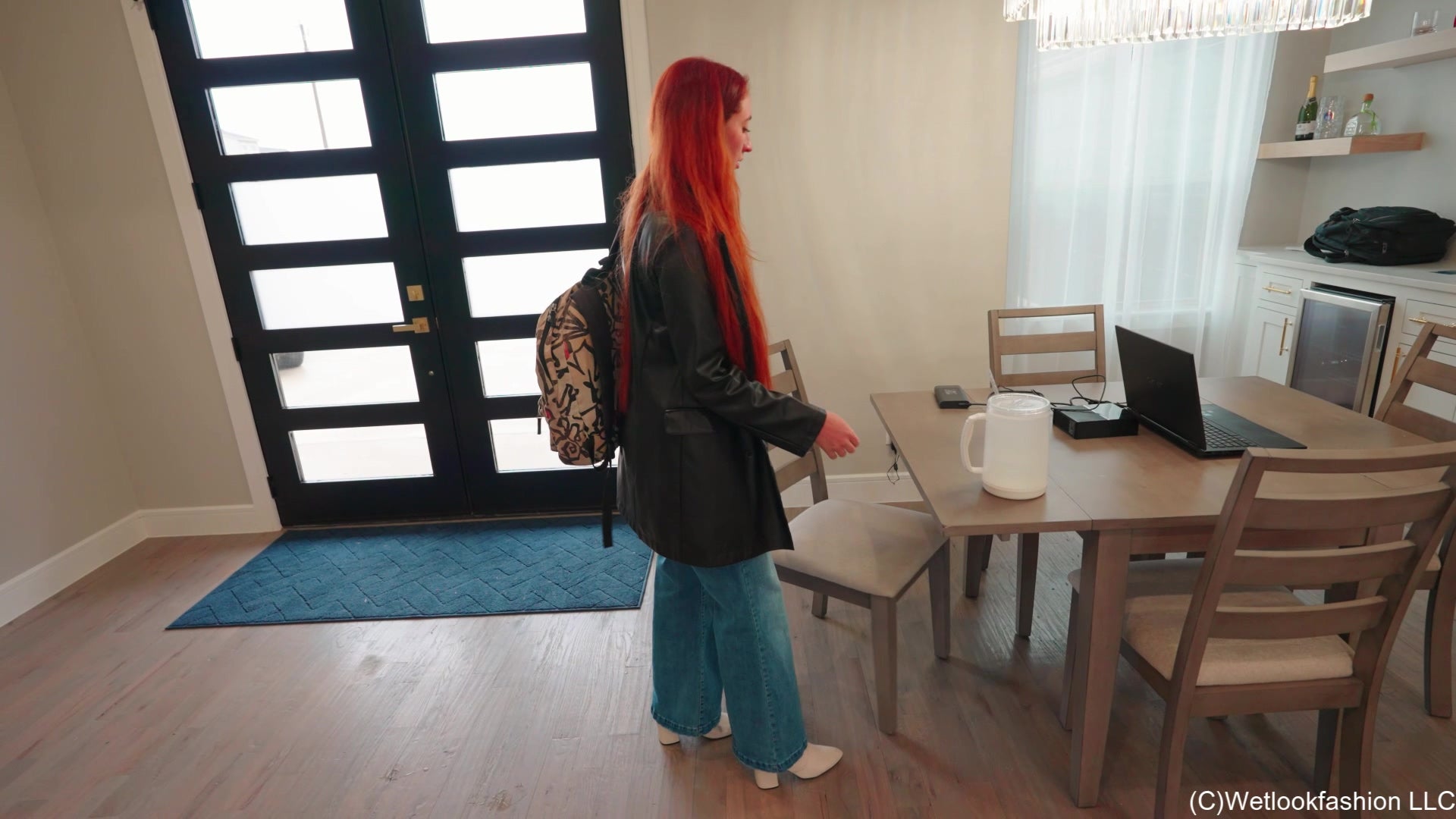 Emma Gets in Tub Fully-Clothed after Work