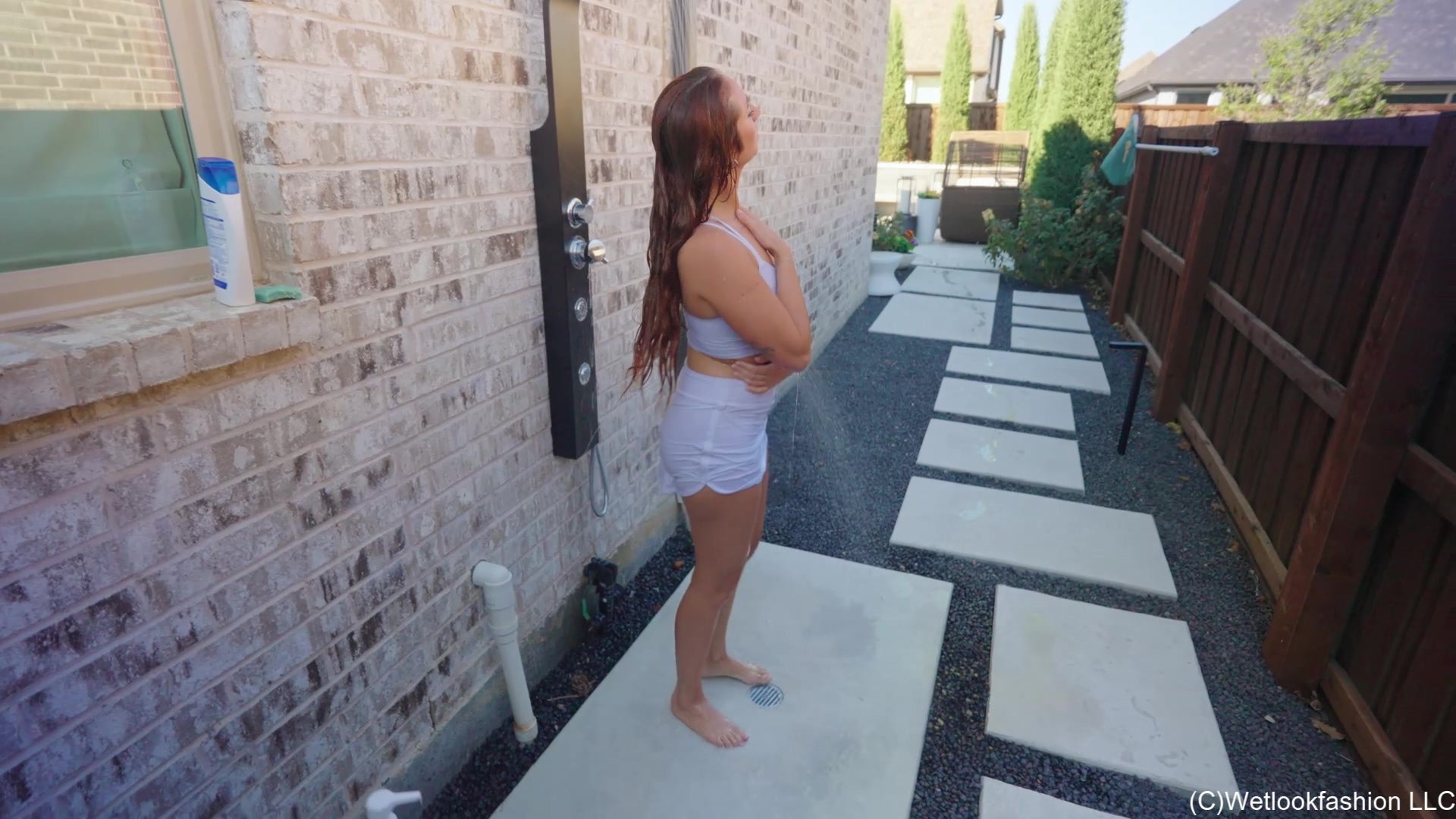 Emma Swims in a Sporty LuluLemon and Nike Combo