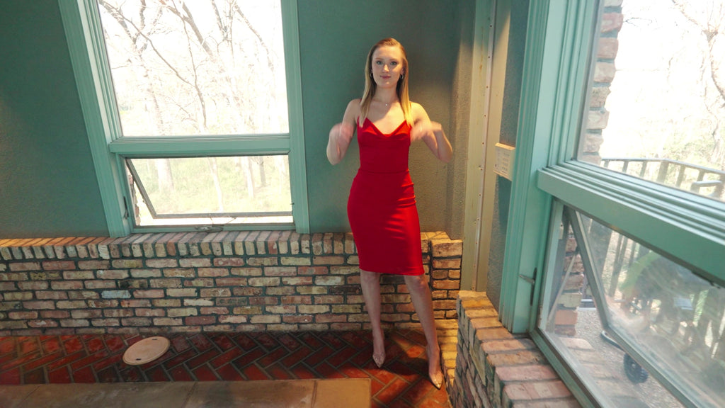 Gigi - Red Dress Swim