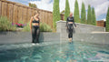 Hanna und Joy – Partnerlook: Nike Pro Workout Swim