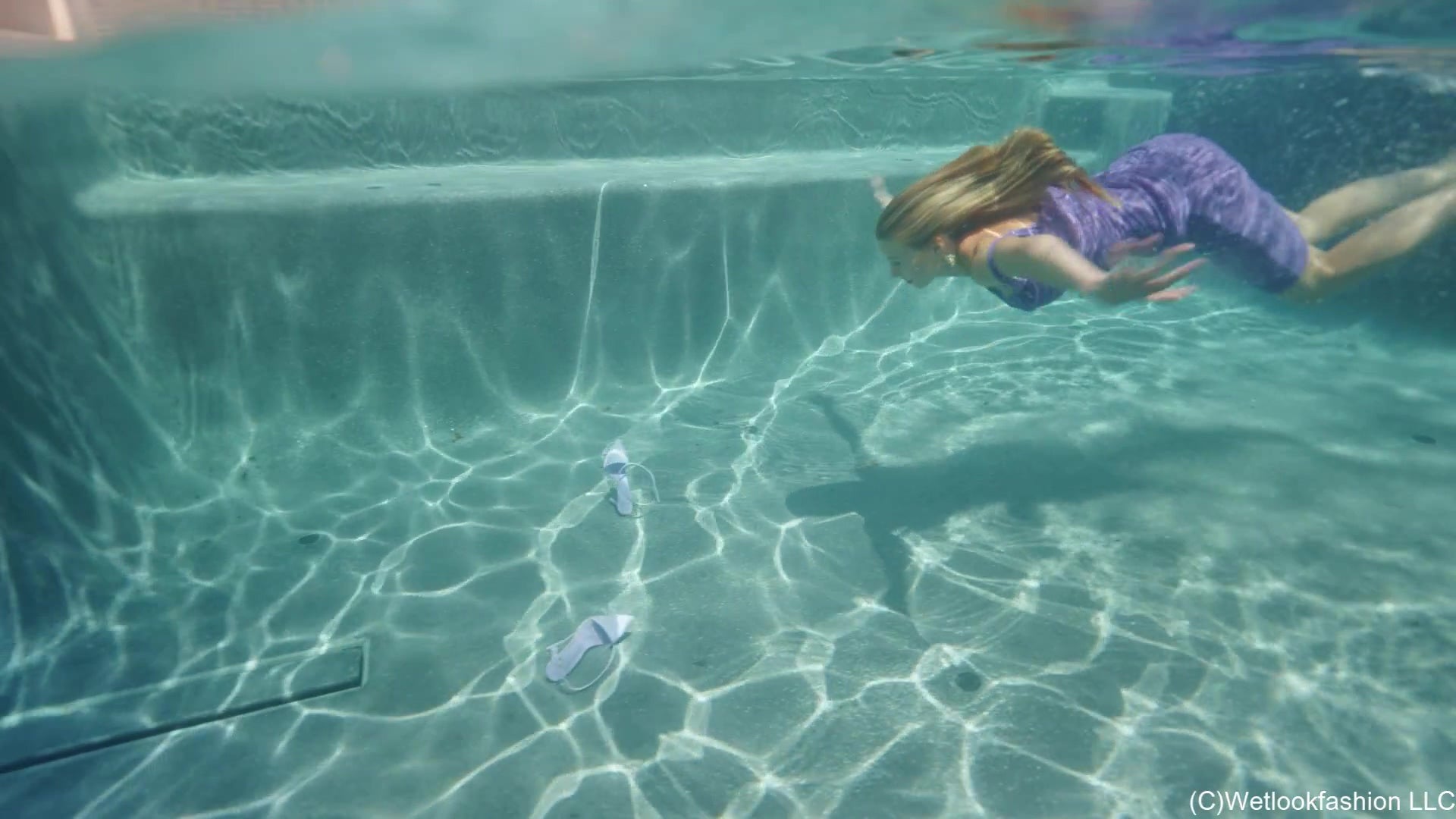 Hot and Elegant Pool Time with Joy