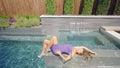 Hot and Elegant Pool Time with Joy