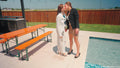Real Estate Deal Featuring Camille and Tiffany end up in the Pool