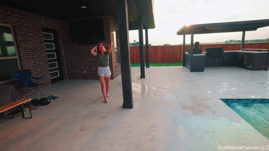Involuntary T-Shirt Swim with Camille