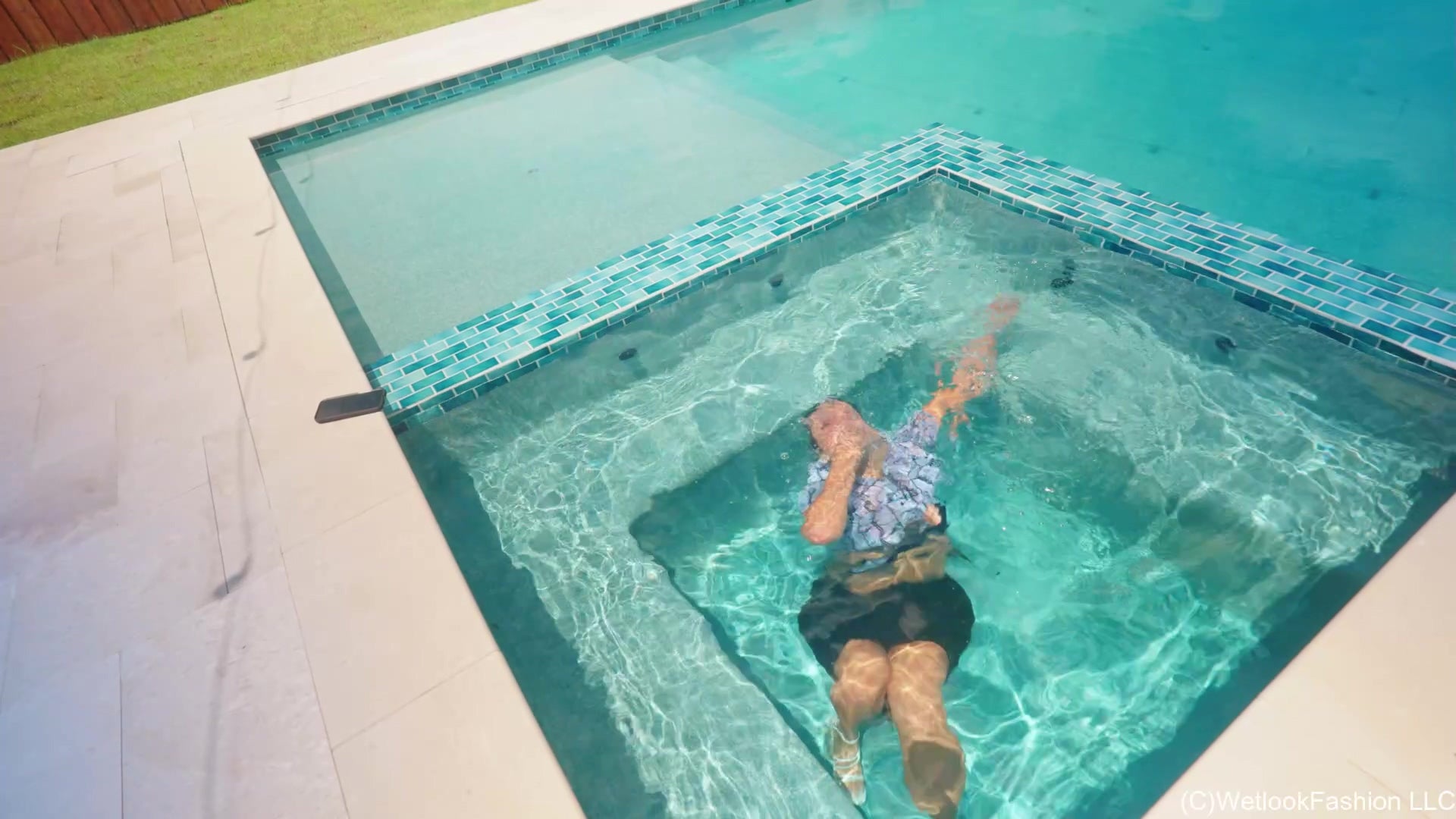 Iris Gets Bad News While Swimming in a Business Outfit