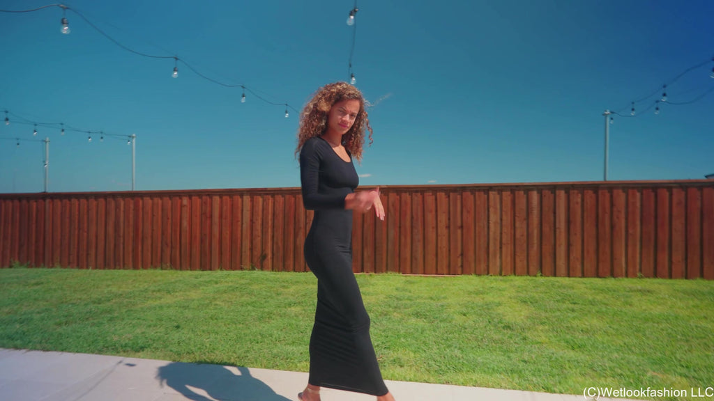 Jasmine Gets Soaked Wearing a Maxi Dress