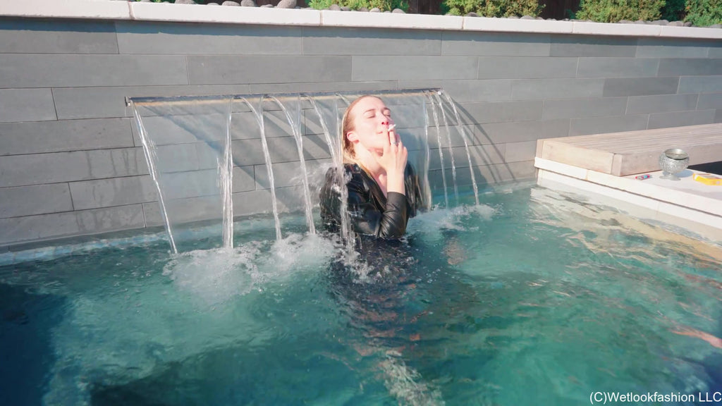 Jessica Prefers Swimming over Smoking