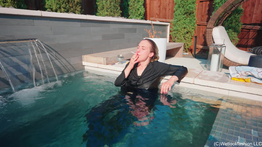 Jessica Prefers Swimming over Smoking