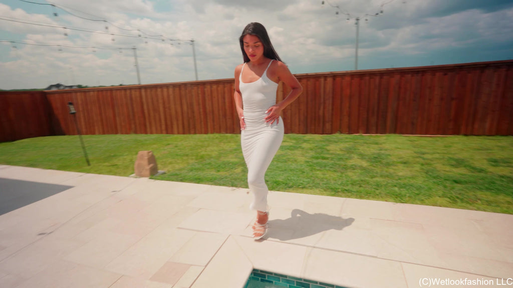 Jolissa Is Pretty Swim in White