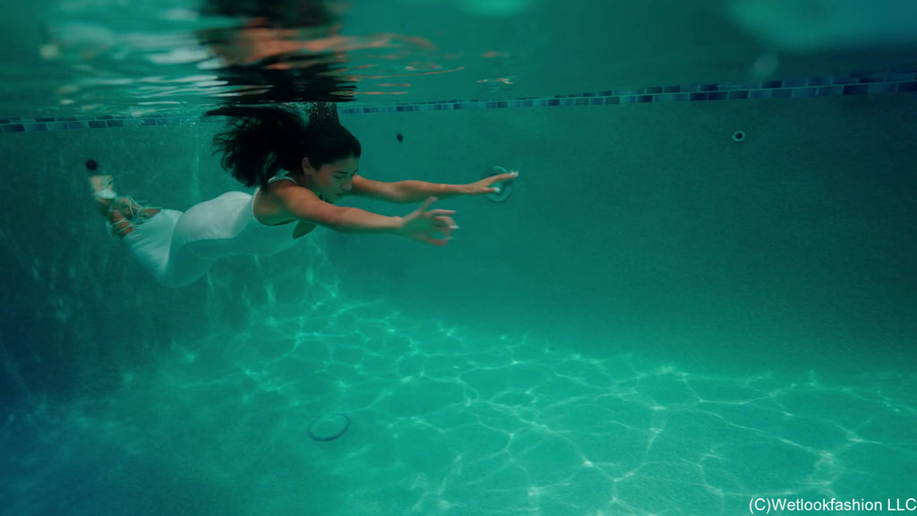 Jolissa Is Pretty Swim in White