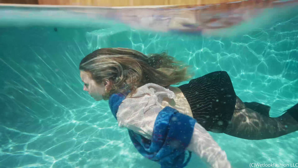 Joy Soaks Her Business Skirt Outfit in the Pool