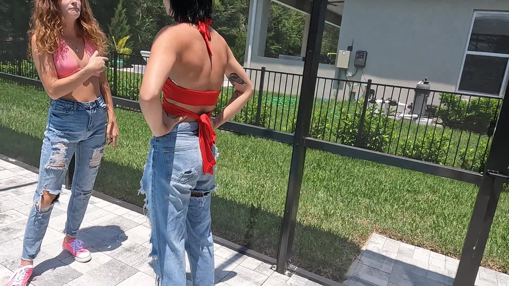 Kilo and Nathalia Fully-Clothed Catfight
