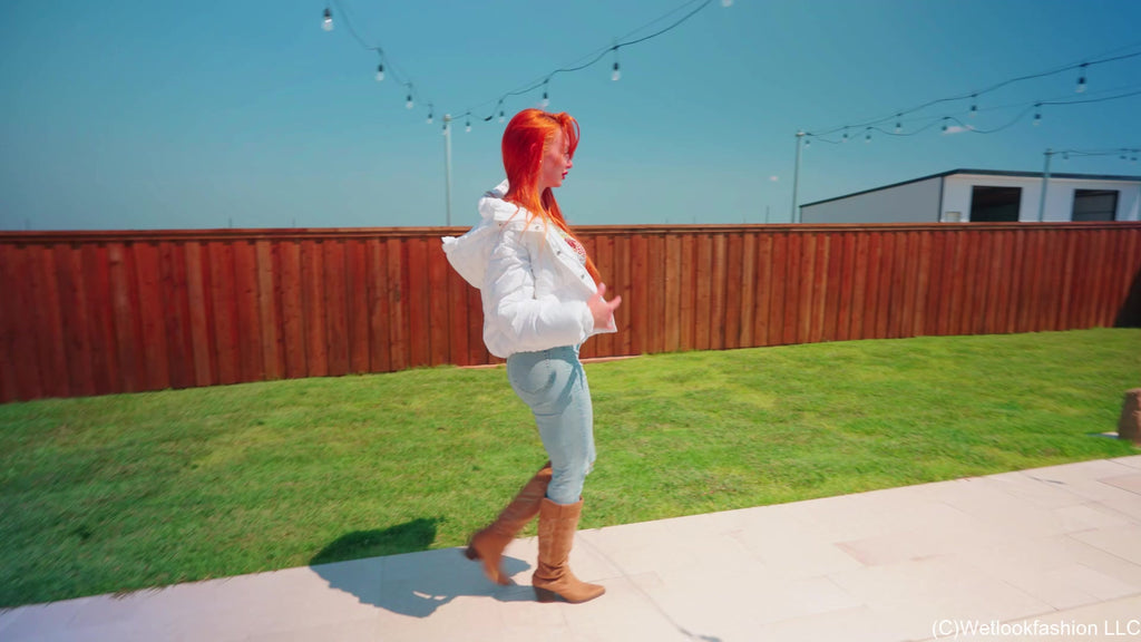 Krispeachi Takes Her First Ever Fully-Clothed Jeans Swim