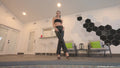 Lilith Rocks the Pool in Leather Pants and a Tube Top