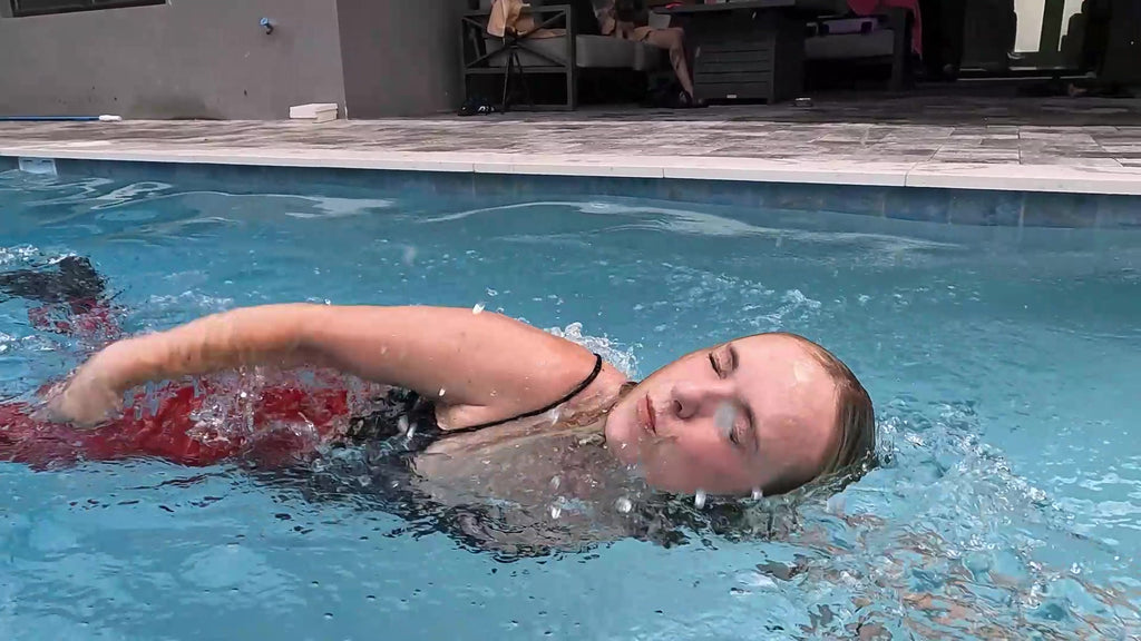 Mandi Trains for Swimming Competition