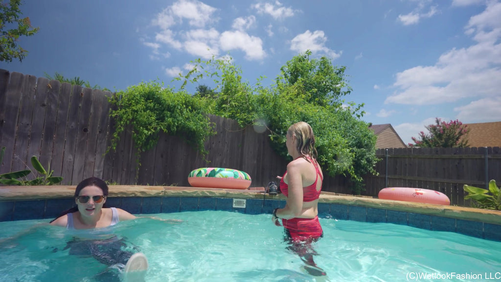 Mom and Daughter Hit the Pool Part II
