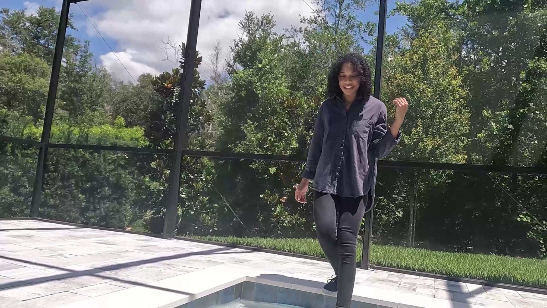 Natalie Casually Cooling Off
