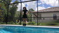 Natalie's First Wetlook Shoot Wearing a Little Black Dress