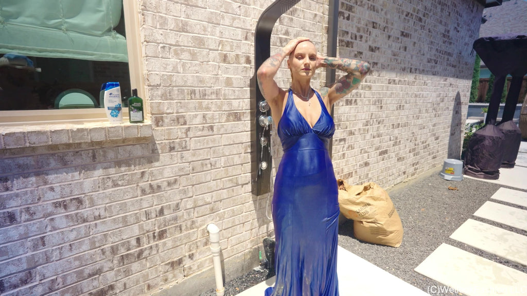 Natasha's First Wetlook Experience